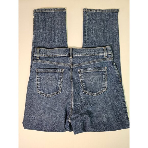 Gloria Vanderbilt Amanda Straight Leg Denim Jeans, Size 12 Blue - Picture 7 of 7